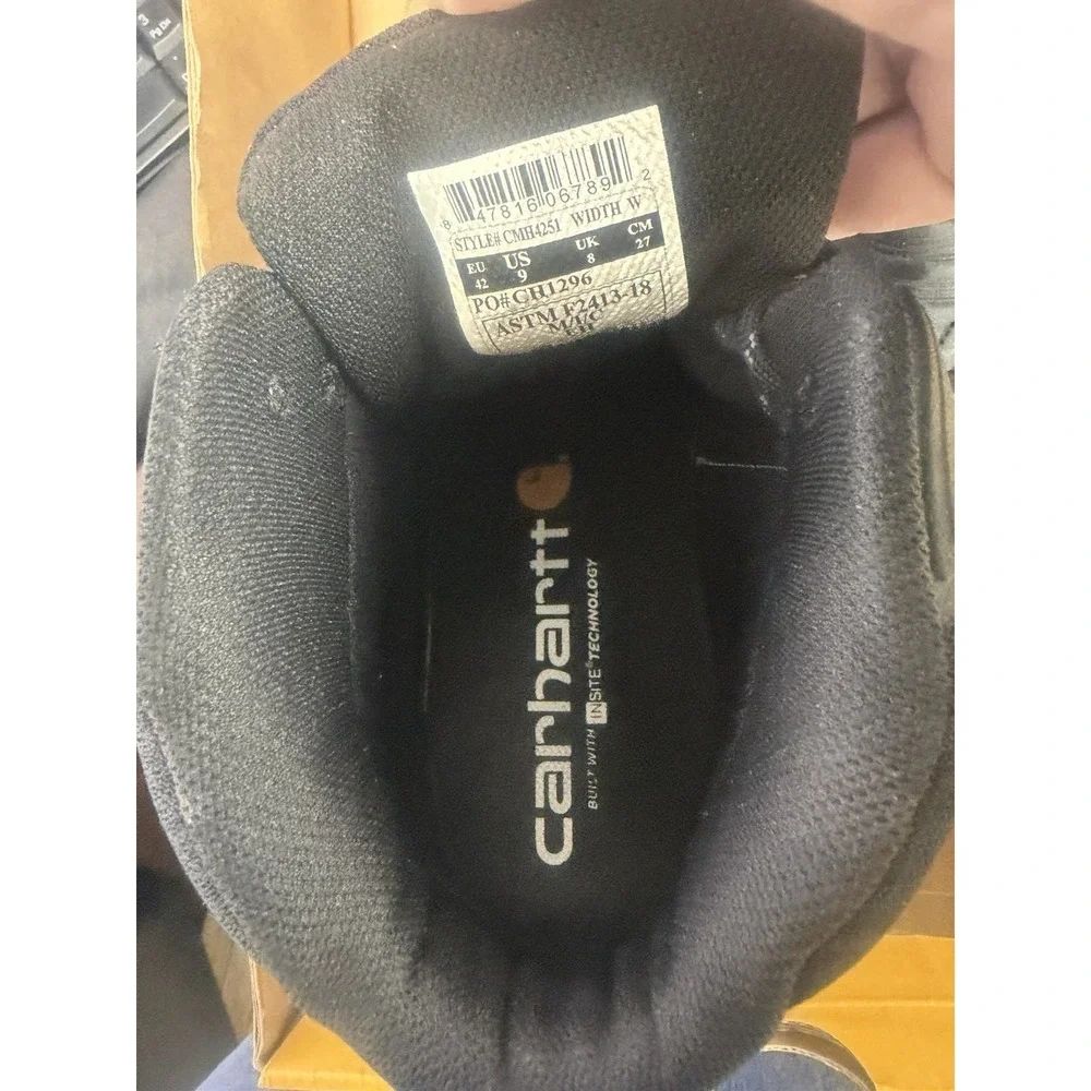Carhartt Lightweight Steel Toe Work Hiker Men's Size 9W